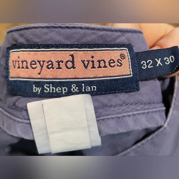 Vineyard Vines Men's Periwinkle Casual Cotton Chino Pants Size 32x30 - Picture 3 of 4